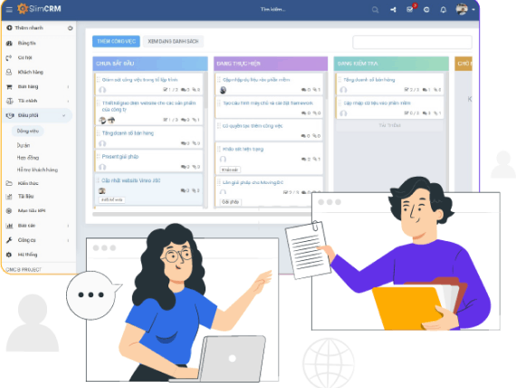 YST CRM online working environment